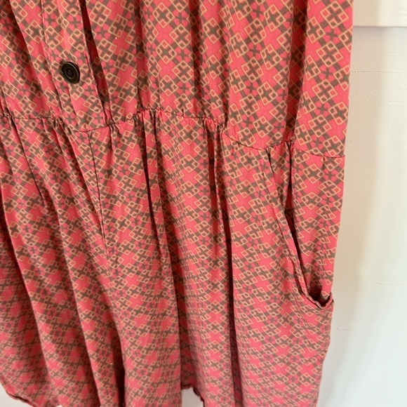 Matilda Jane Momma romper cute print button front with side pockets shorts - Picture 4 of 7